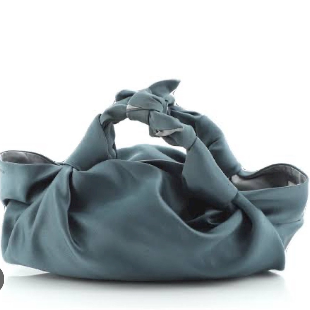 The Row Ascot Satin Knot Tote